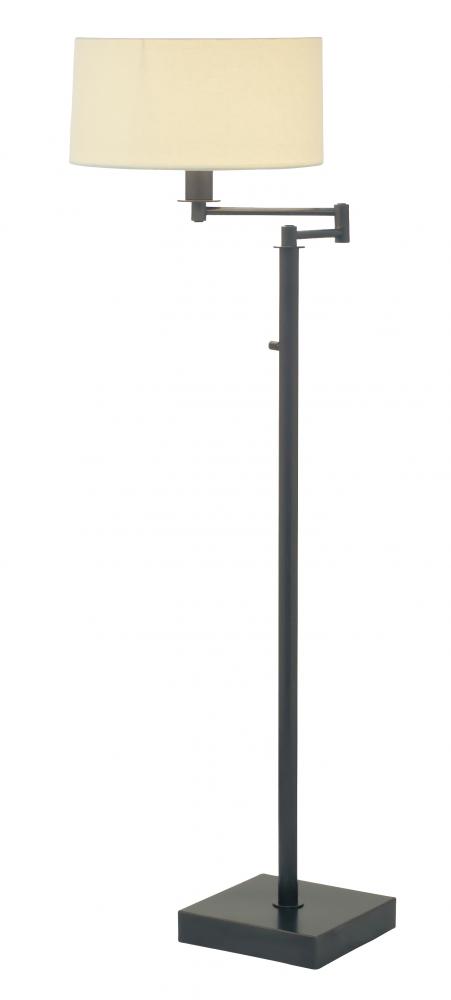 Franklin 60" Oil Rubbed Bronze Swing Arm Floor Lamps