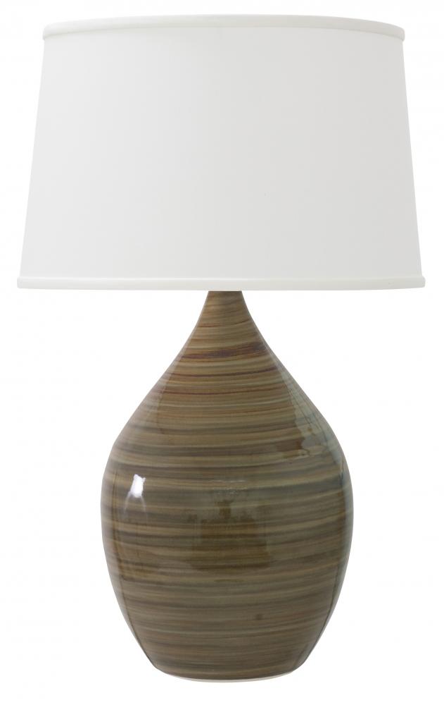 Scatchard 18.5" Stoneware Table Lamps in Tigers Eye