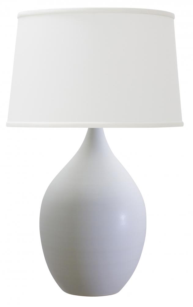 Scatchard 18.5" Stoneware Table Lamps in White Matte