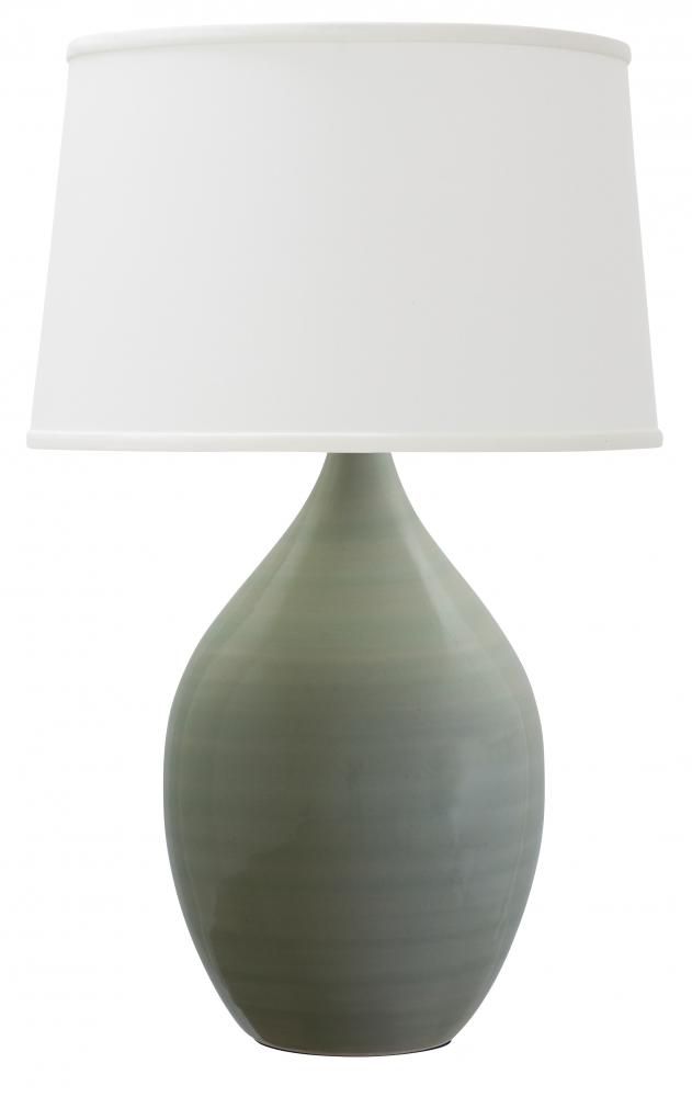 Scatchard 21" Stoneware Table Lamps in Celadon