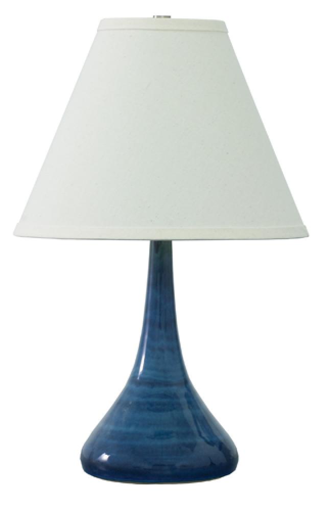 Scatchard 19" Stoneware Table Lamps in Eggplant