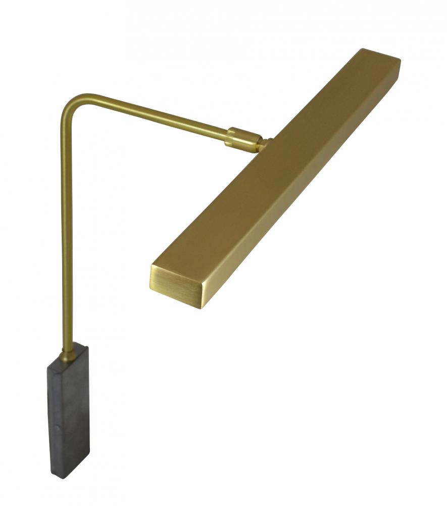 Horizon 12" LED Plug-In Picture Lights in Satin Brass