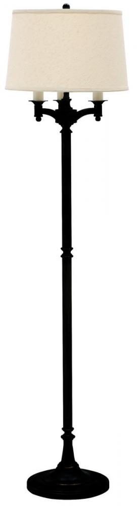 Lancaster 62.75" Black Six Way Floor Lamps