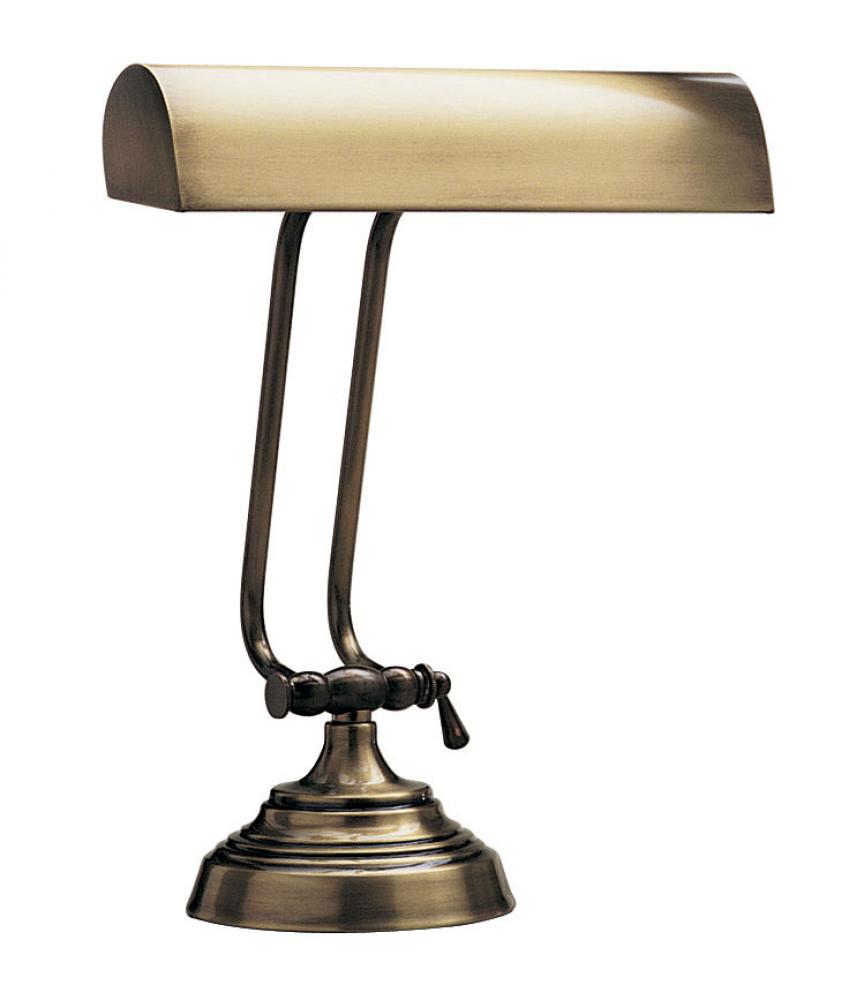 Desk/Piano Lamp 10" In Antique Brass