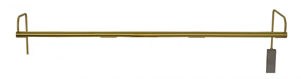 Slim-Line 43" LED Plug-In Picture Lights in Satin Brass