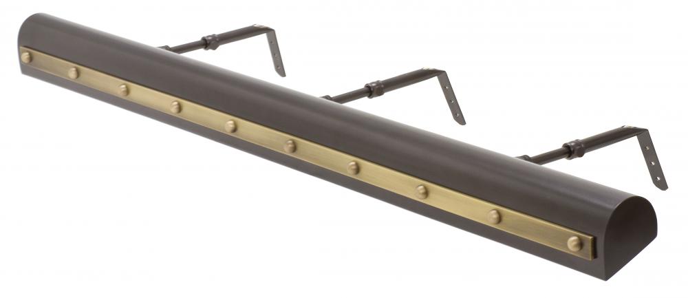 Traditional 36" Plug-In Picture Lights with Rivet Motif (Ball & Strap)