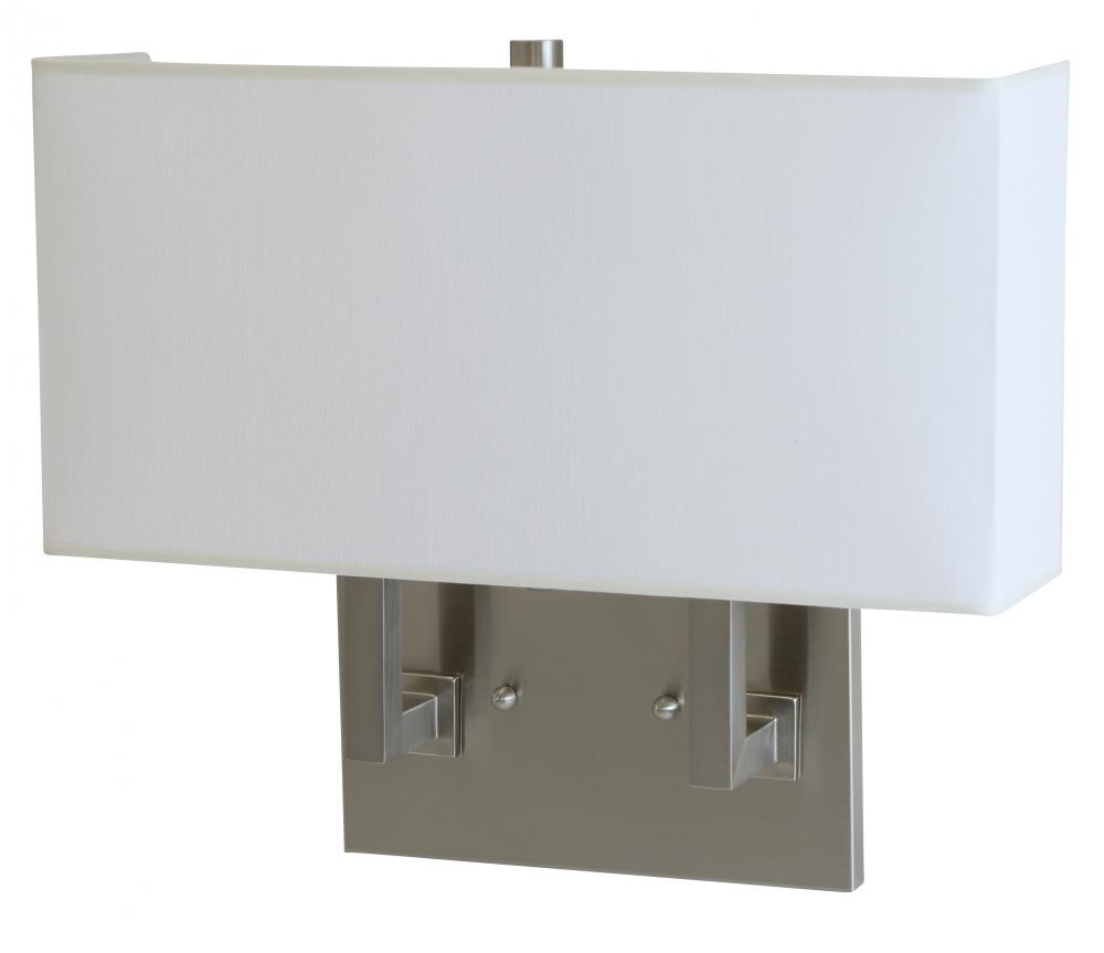 Direct Wire Ada Wall Sconce In Satin Nickel