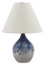 House of Troy GS200-DG - Scatchard 19" Stoneware Accent Lamp in Decorated Gray