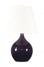 House of Troy GS50-EG - Scatchard 13.5" Mini Accent Lamp in Eggplant