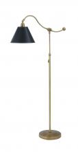 House of Troy HP700-WB-BP - Hyde Park Floor Lamps Weathered Brass W/Black Parchment Shade