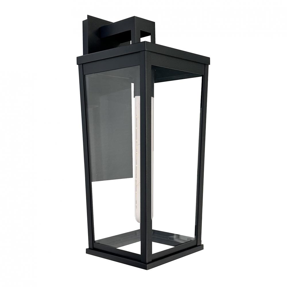 Elmgrove-1-Light Outdoor Wall Light-7.5"-Black