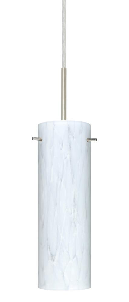 Besa Copa Pendant Satin Nickel Carrera 1x40W Halogen