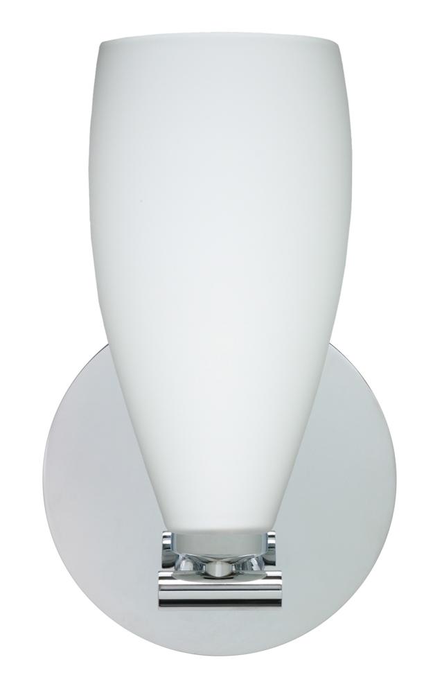 Besa Wall Karli Polished Nickel Opal Matte 1x5W LED