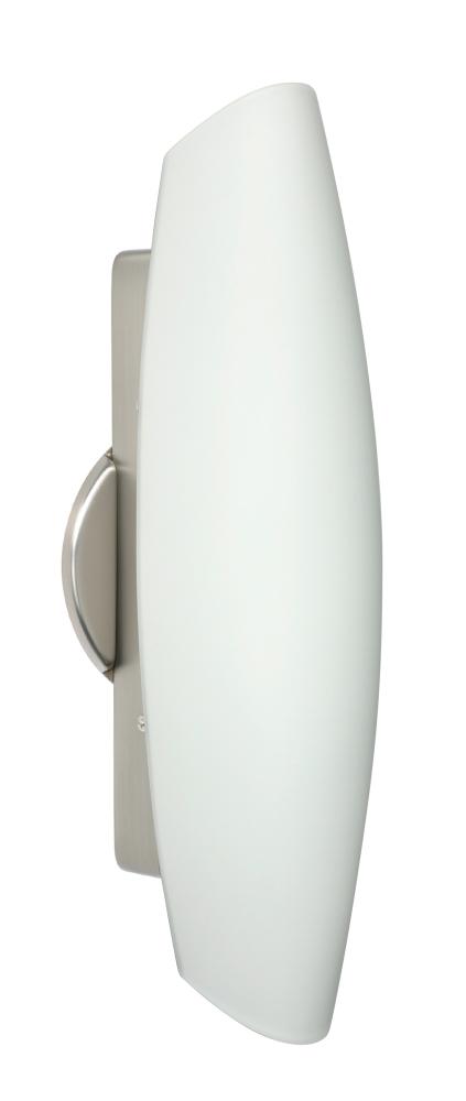 Besa Wall Aero 16 Satin Nickel Opal Matte 1x5W LED