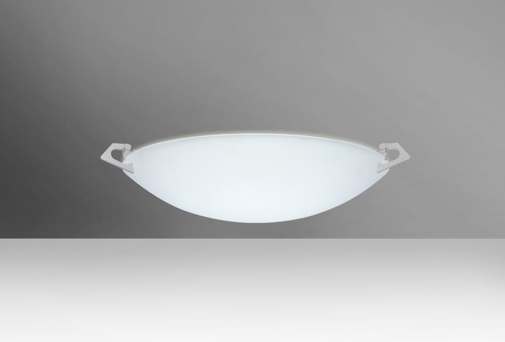 Besa Ceiling Sonya 13 Satin Nickel Satin Frost 1x100W Medium Base