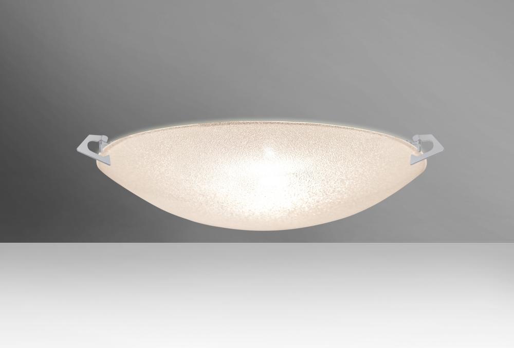 Besa Ceiling Sonya 17 Satin Nickel Glitter 2x100W Medium Base