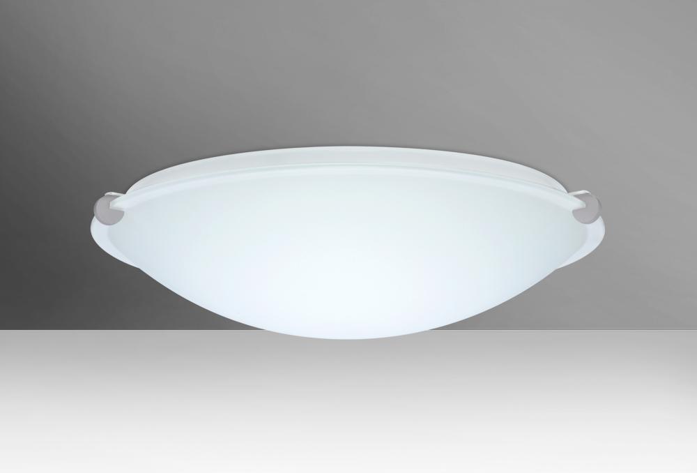 Besa Ceiling Trio 16 Satin Nickel White 1x150W T5