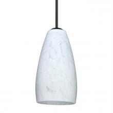 Besa Lighting 1BT-150919-MED-BK - Besa Chrissy Pendant Black Carrera 1x50W MAX E26 Base