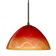 Besa Lighting 1JT-4201SL-BK - Besa Pendant Tessa Black Solare 1x75W MAX E26 Base