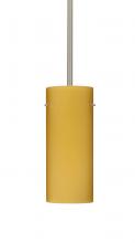 Besa Lighting 1TT-4123VM-LED-SN - Besa Stilo 10 LED Pendant Vanilla Matte Satin Nickel 1x9W LED