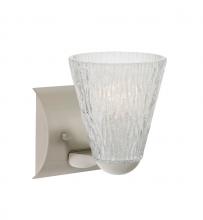 Besa Lighting 1WZ-NICO5GL-SN - Nico 5 Wall, Glitter Stone, Satin Nickel Finish, 1x60W Medium Base