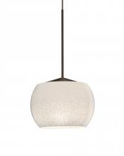 Besa Lighting 1XC-KENOWH-LED-BR - Besa, Keno Cord Pendant, White Sand, Bronze Finish, 1x3W LED