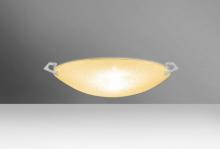 Besa Lighting 8417GD-SN - Besa Ceiling Sonya 13 Satin Nickel Gold Glitter 1x100W G9