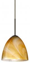 Besa Lighting J-4470HN-LED-BR - Besa Vila LED Pendant For Multiport Canopy Honey Bronze 1x9W LED