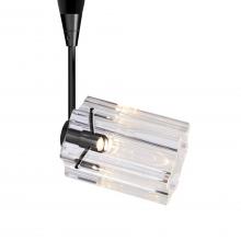 Besa Lighting RSP-ICE4CL-BK - Besa Ice 4 Spotlight, Clear Glass, Black Finish, 1x35W MAX GY6.35 Base