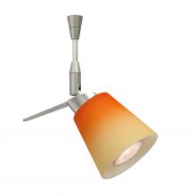 Besa Lighting SP-5042OP-LED-SN - Besa Spotlight Canto 3 Satin Nickel Bicolor Orange/Pina 1x3W LED