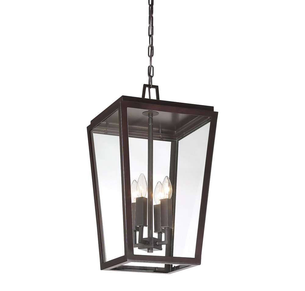  English Bronze Hanging Lantern