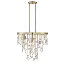 Savoy House 1-1846-4-127 - Livorno 4-Light Chandelier in Noble Brass