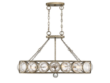 Savoy House 1-6701-6-114 - Warwick 6-Light Linear Chandelier in Brittannia Gold