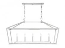 Savoy House 1-424-5-SN - Townsend 5-Light Linear Chandelier in Satin Nickel