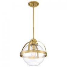 Savoy House 7-7201-1-322 - Pendleton 1-Light Pendant in Warm Brass