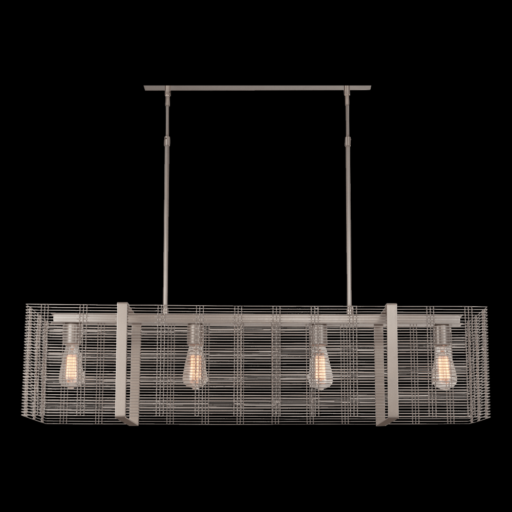 Downtown Mesh Linear Suspension-74-Matte Black