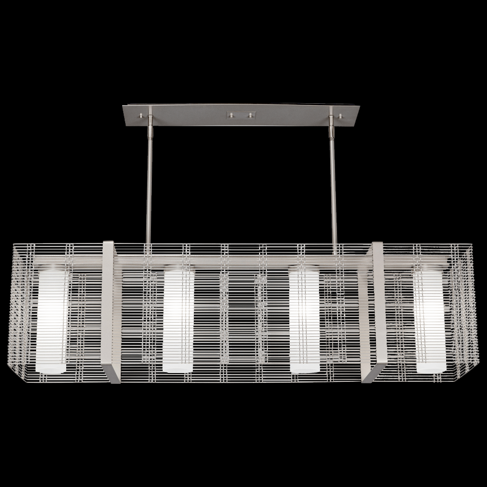 Downtown Mesh Linear Suspension-74-Flat Bronze