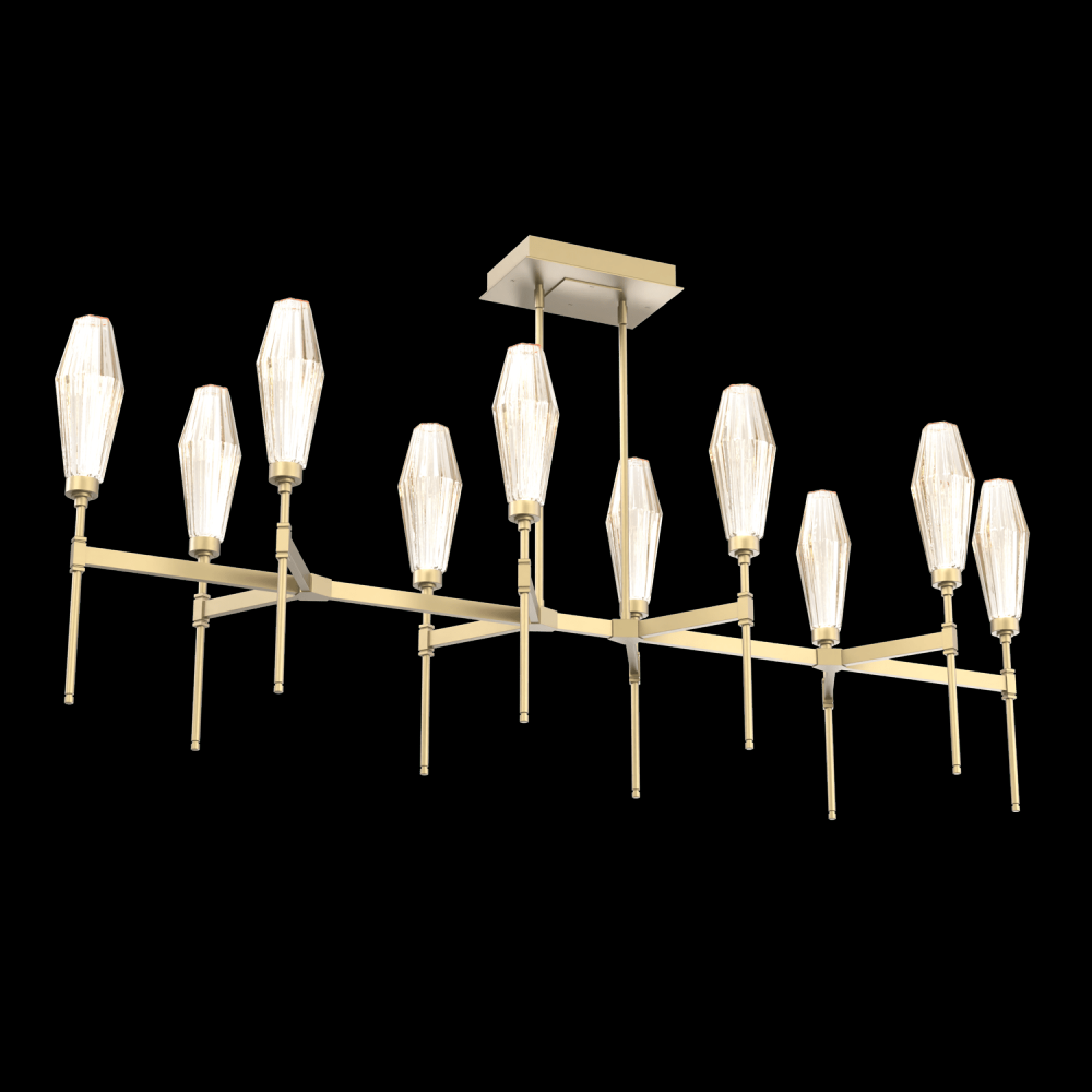 Aalto Linear Belvedere Suspension-67-Gilded Brass