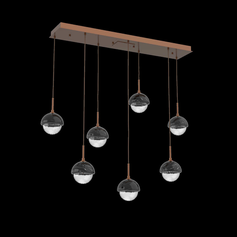 Cabochon Linear Pendant Chandelier