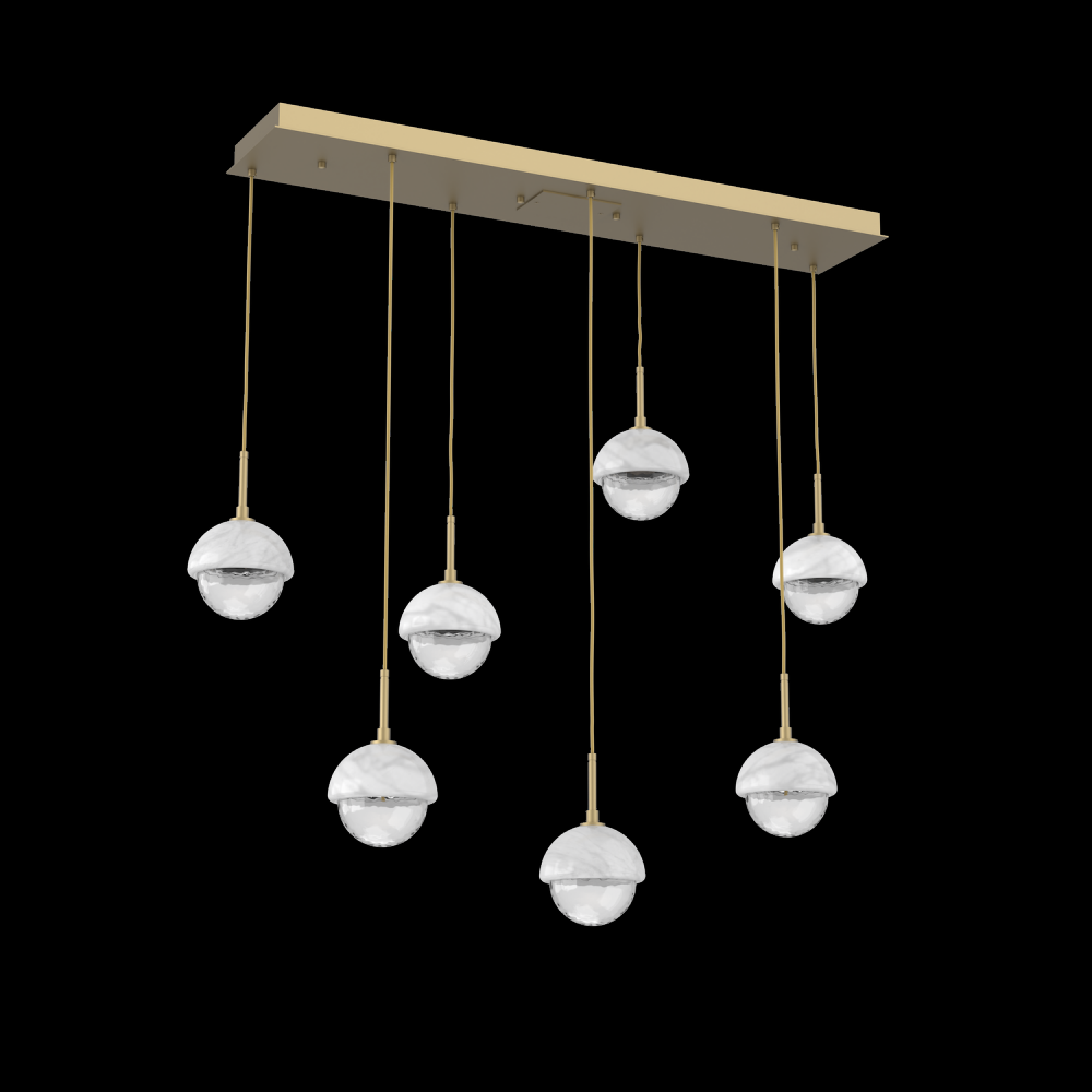 Cabochon Linear Pendant Chandelier