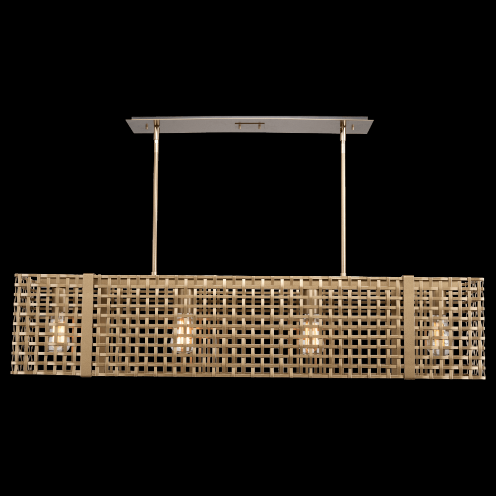 Tweed Linear Suspension-73-Metallic Beige Silver