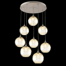 Hammerton CHB0047-08-BS-OA-C01-E2 - Terra Round 8pc Multi-Pendant