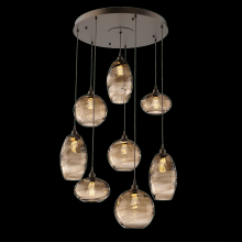 Hammerton CHB0048-08-FB-OB-C01-E2 - Misto Round 8pc Multi-Pendant