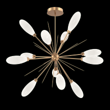 Hammerton CHB0071-0B-NB-WL-001-L3 - Fiori  Starburst Chandelier - 46" -Novel Brass