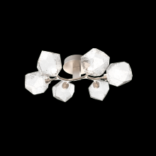 Hammerton CLB0039-01-BS-C-L3-RTS - Gem 6-Light Flush Mount-Metallic Beige Silver