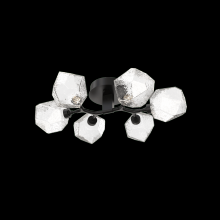 Hammerton CLB0039-01-MB-C-L3-RTS - Gem 6-Light Flush Mount - Ready to Ship