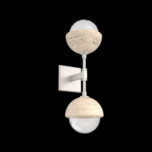 Hammerton IDB0093-02-BS-TC-L3 - Cabochon Double Sconce