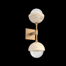 Hammerton IDB0093-02-NB-TC-L3 - Cabochon Double Sconce