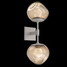 Hammerton IDB0095-02-BS-ZB-L1 - Luna Double Sconce