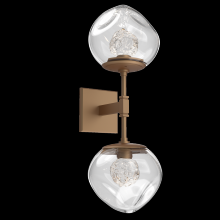 Hammerton IDB0095-02-NB-FC-L3 - Luna Double Sconce